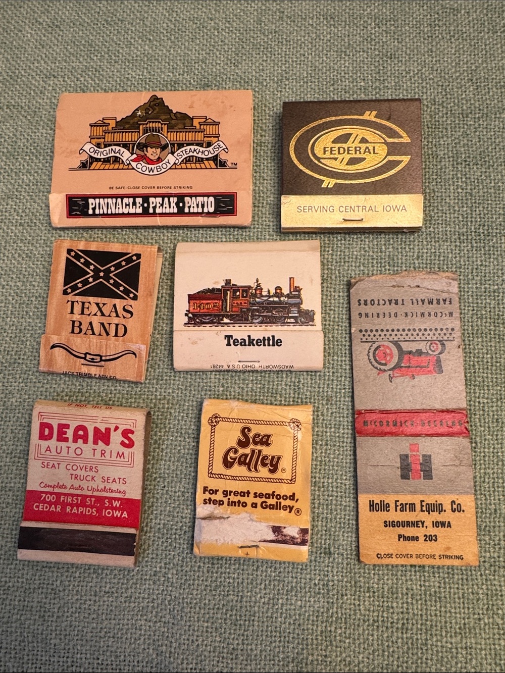 DIY Project. -Vintage Matchbook Lot with five additional matchbooks free 🆓